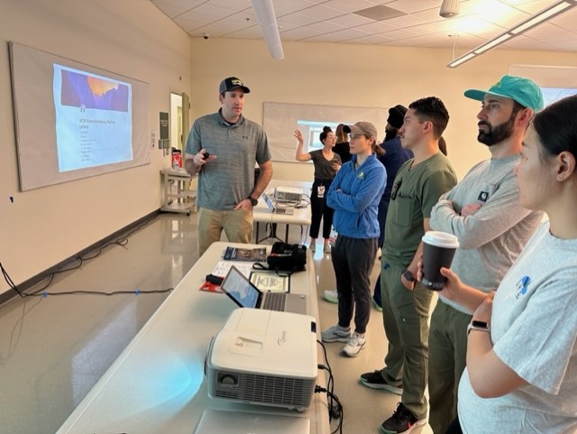 Kicking off the first of two Areas of Concentration (AOC) Fairs on June 1. EM’s R4s shared their AOC accomplishments with colleagues. #ucsffresnoem