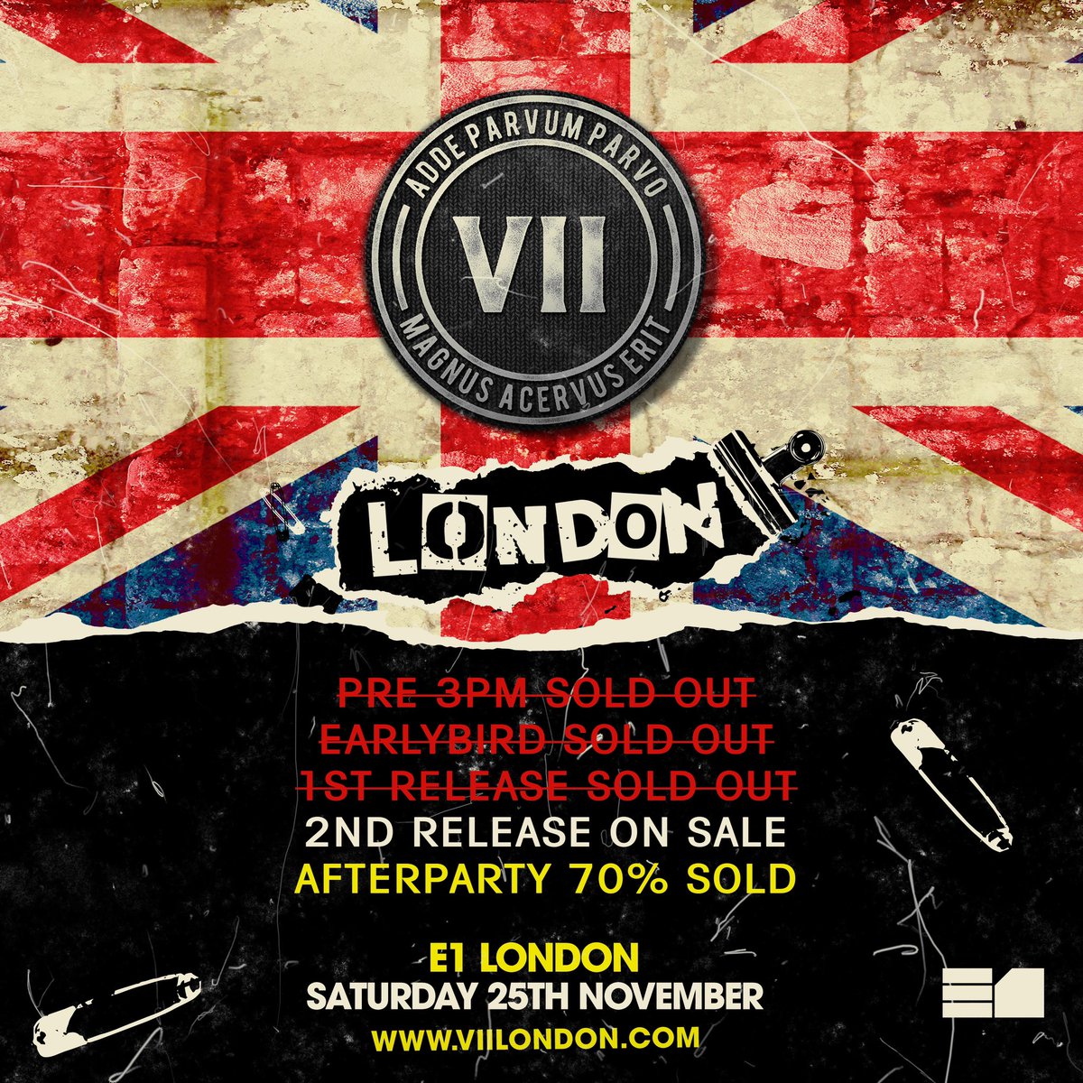First release now also sold out. 🤘🏻viilondon.com