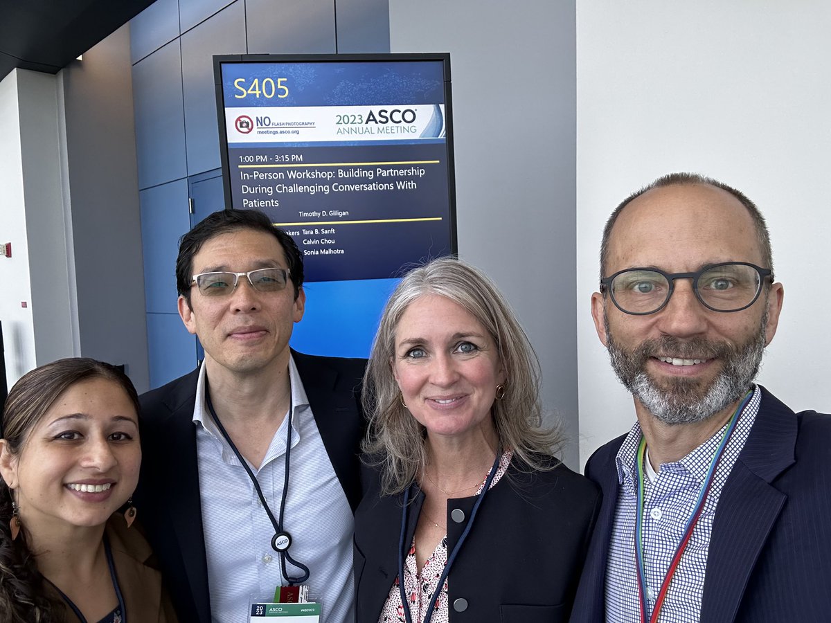 T minus 20 minutes and counting. Join us in S405 for our interactive workshop. #ASCO2023