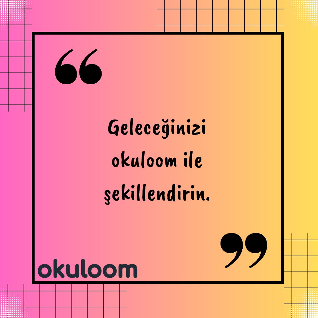 Sevgili öğrenciler ve öğretmenler,

Okuloom ailesi olarak, geleceğin eğitimini şekillendirmek için çalışmaya devam edeceğiz. Siz de bizimle birlikte bu yolculuğa katılın ve geleceğin eğitiminde bir adım önde olun.

Sevgiler,

Okuloom

#okuloom #eğitim #öğrenci #onlineeğitim