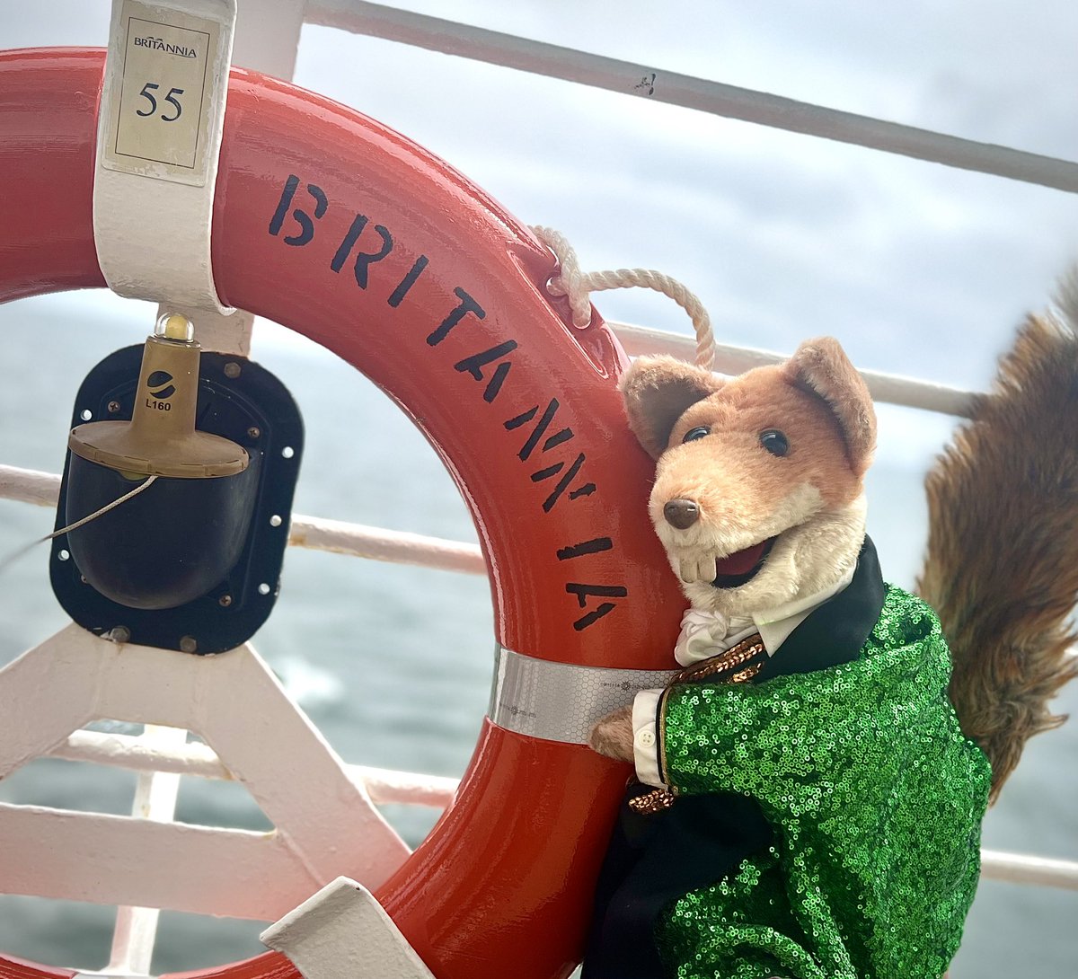 Thank you @pandocruises inviting us on Britannia. Myself & Basil had the best time! From our show in the Headliners theatre to the meet & greets…we had a ball! Look forward to the next one! #PandO #PandOcruises #britannia #britanniacruiseship #basilbrush @realbasilbrush