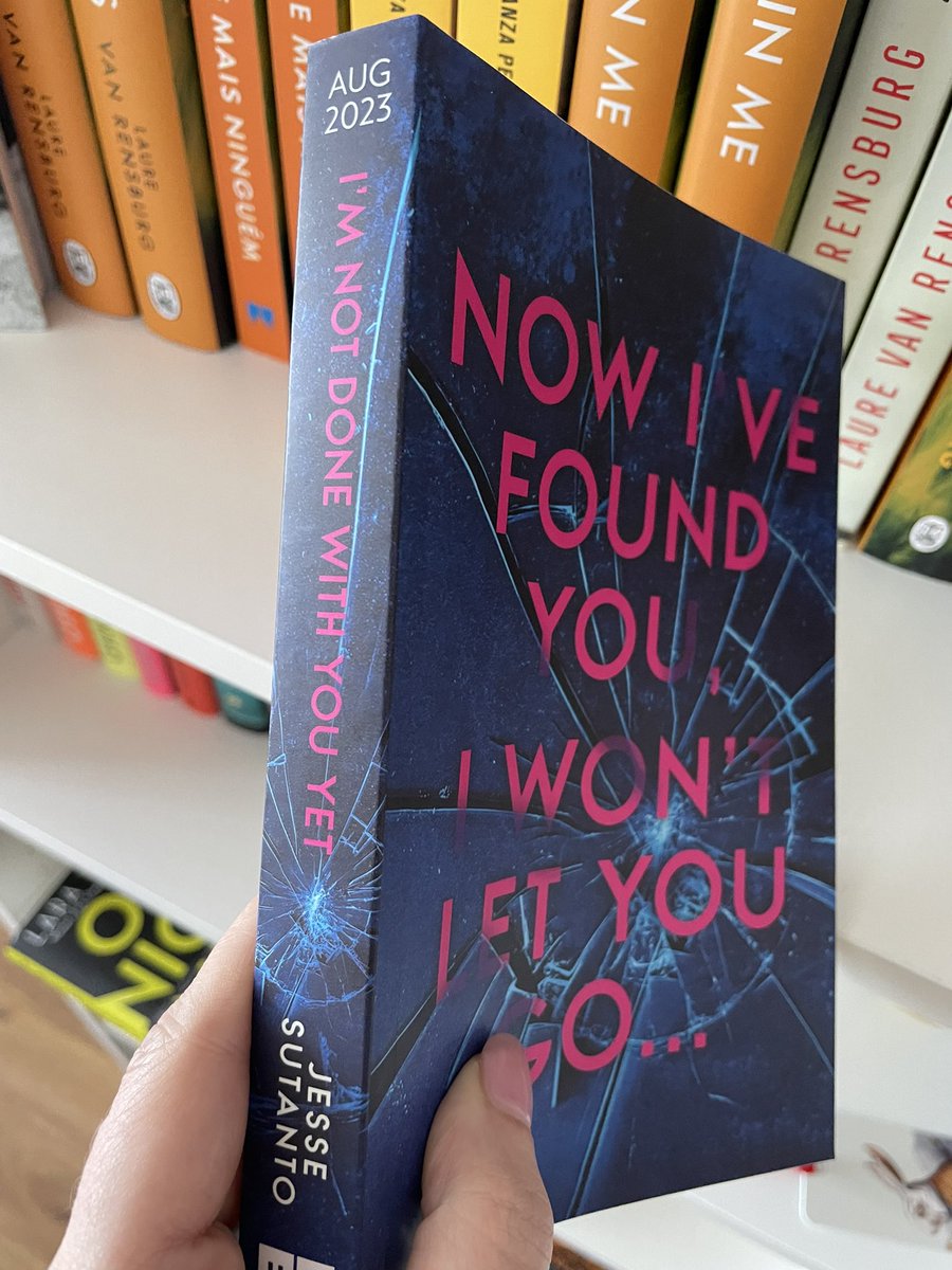 Friday book post! I read a very early draft of this so I’m very curious to see how it has evolved! @thewritinghippo #ImNotDoneWithYouYet Thanks @KatieLSeaman for the proof 💕