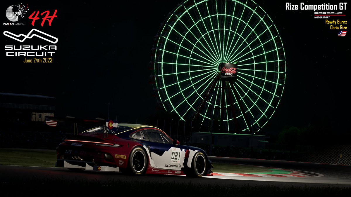 RizeCompetition's tweet photo. 📝Entries confirmed:
We're prepping for a big weekend end of the month with 2 great events back➡️back!
6/24 - @panamracing 4H Suzuka🇯🇵
https://t.co/NMxB5mBoFo
6/25 - @ORL_Official 6h Valencia🇪🇸
https://t.co/tpipc4k9Hr

Grids filling up, join us on track
#beACC #simracing #simgrid https://t.co/NnCfydmc6I