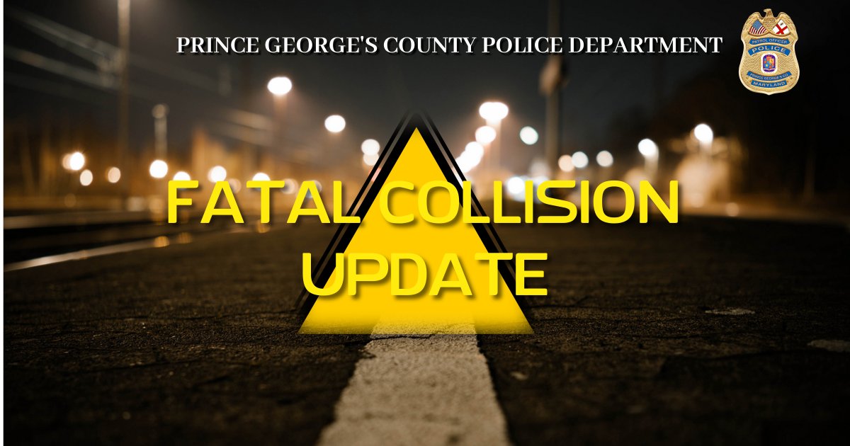 PGPDNews's tweet photo. PGPD's Collision Analysis and Reconstruction unit is investigating a fatal collision that occurred Thursday night in Beltsville. 
https://t.co/2Ni8wCon1V https://t.co/LpMat7DpVR