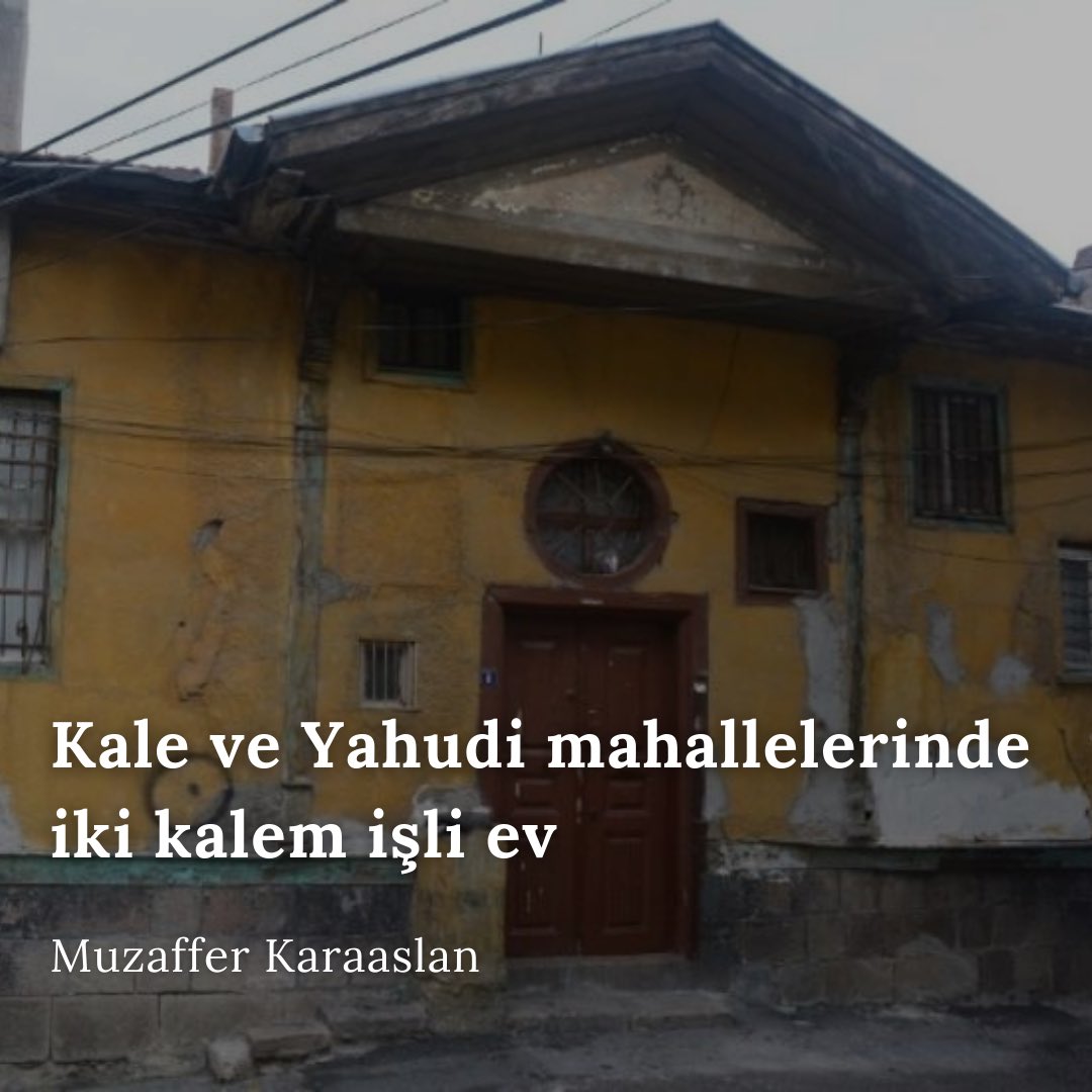 Sanat tarihçi Muzaffer Karaaslan (<a href="/KaraaslanMzffr/">Muzaffer Karaaslan</a>) okuru Ankara sokaklarında sanat turuna çıkaracağı yeni bir yazı dizisine başladı. dizinin ilk yazısı yayında: “Kale ve Yahudi mahallelerinde iki kalem işli ev”

lavarla.com/kale-ve-yahudi…