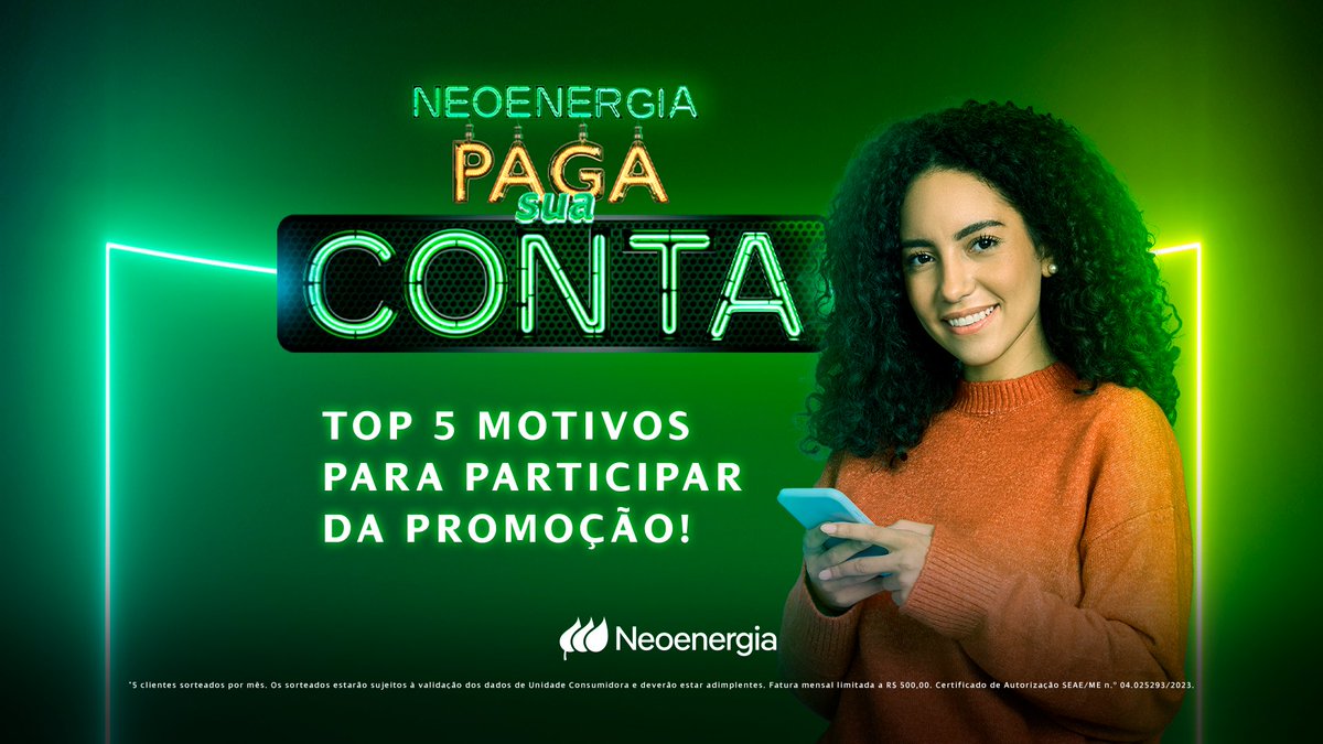 neoenergiape's tweet image. Neoenergia Paga Sua Conta que acontece no #Instagram. Segue o fio e descubra por quê!🧶Link pra concorrer: bit.ly/3N9xryU #ThreadNeoenergia #NPSC