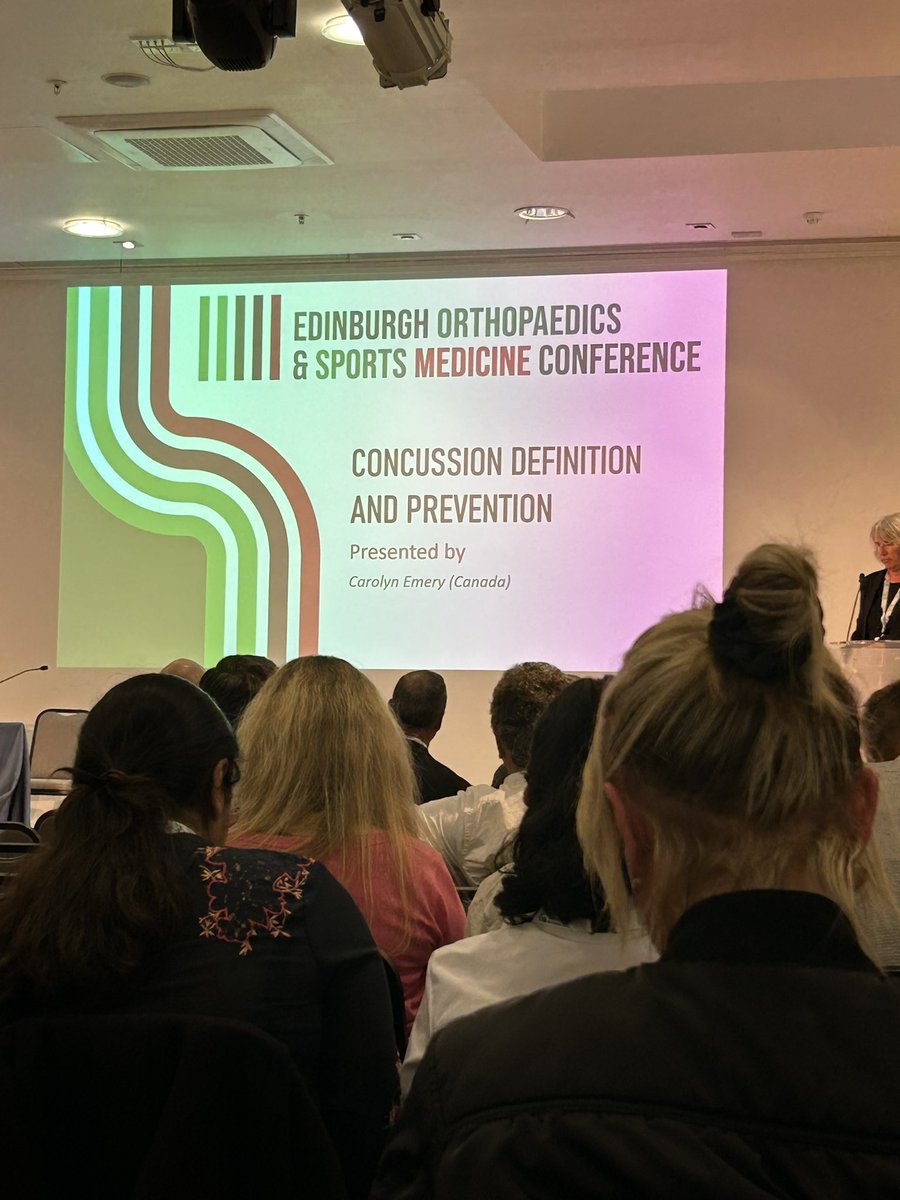 Fantastic two days at the Edinburgh Orthopaedics and Sports Medicine conference! Really enjoyed the concussion session and hearing from
the experts. #concussion #ifindoubtsitthemout #concussionprevention #concussiongrtp