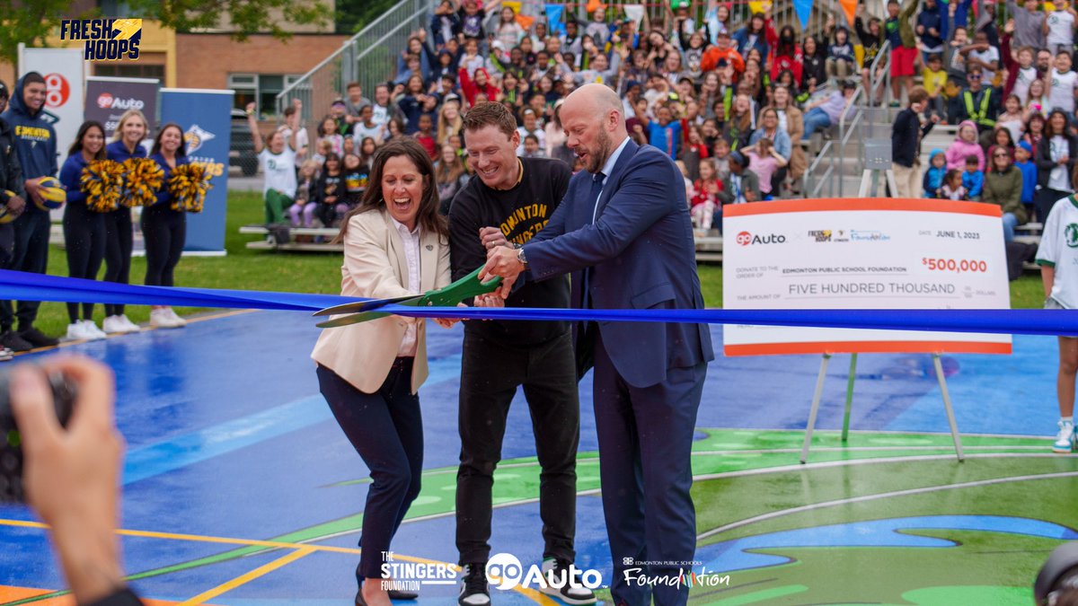 ED_Stingers's tweet photo. 📍 Delton School, Fresh Hoops 2023 Launch Court

The hub of the community. Complete with new poles, backboards, rims, nets, and a custom mural. 

Thank you the the Dragons for hosting us yesterday! 

To learn more about Fresh Hoops head to our website 🔗 https://t.co/V47qNcpmHi https://t.co/wgAQi3osPG