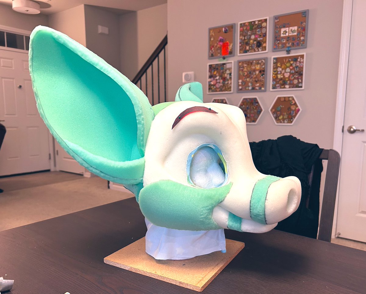 Fursuit Foam Head Base - SereStudios's Ko-fi Shop - Ko-fi ❤️ Where creators  get support from fans through donations, memberships, shop sales and more!  The original 'Buy Me a Coffee' Page.