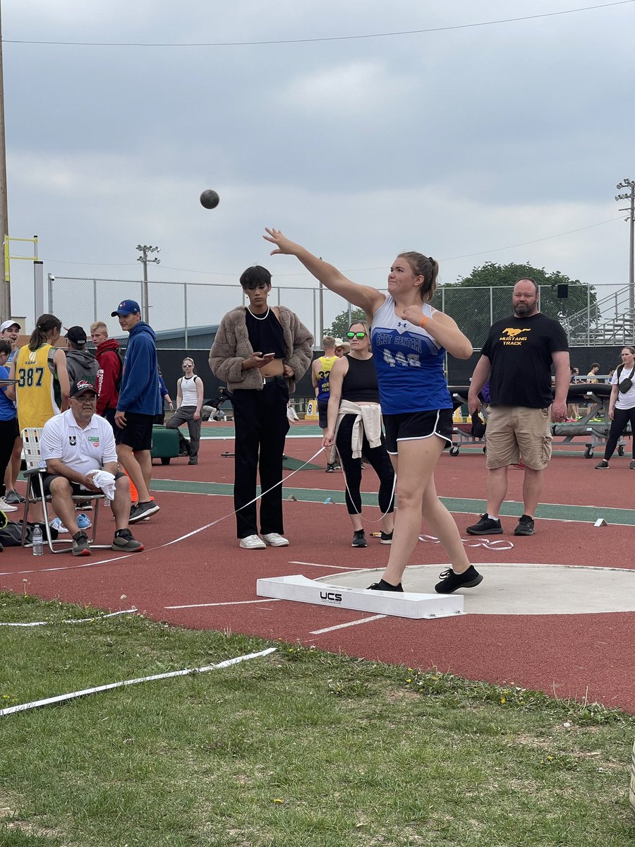 Sarah Masko competed in Intermediate Girls Shot Put. Great Job Sarah! <a href="/GSSD204/">Good Spirit SD</a>