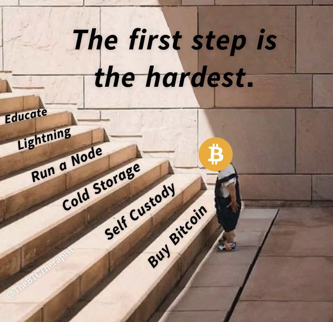 The first step is the hardest.