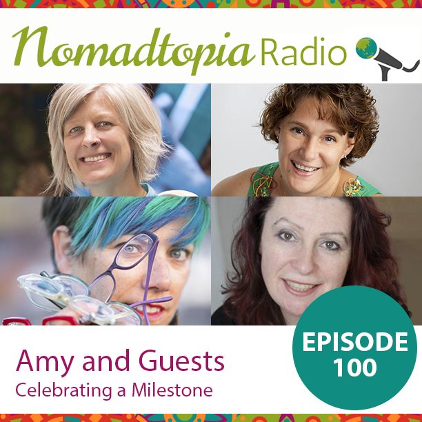 nomadamyscott's tweet photo. Thanks to @RTLiving @rethinkcentral &amp; Jill Sessa for helping me celebrate 100 episodes of #nomadtopiaradio! https://t.co/JtJXJcH58t https://t.co/fL7jP3h1kk