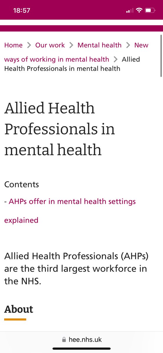 Monday 5 June 11.30-13.00

Bringing together our community of #AHPs in Mental Health, Learning Disability and Autism

Building on the incredible work of @ProfJaneMelton

Would be great to add to the crowd as we are not limited on numbers 

This month - coproduction in all we do!