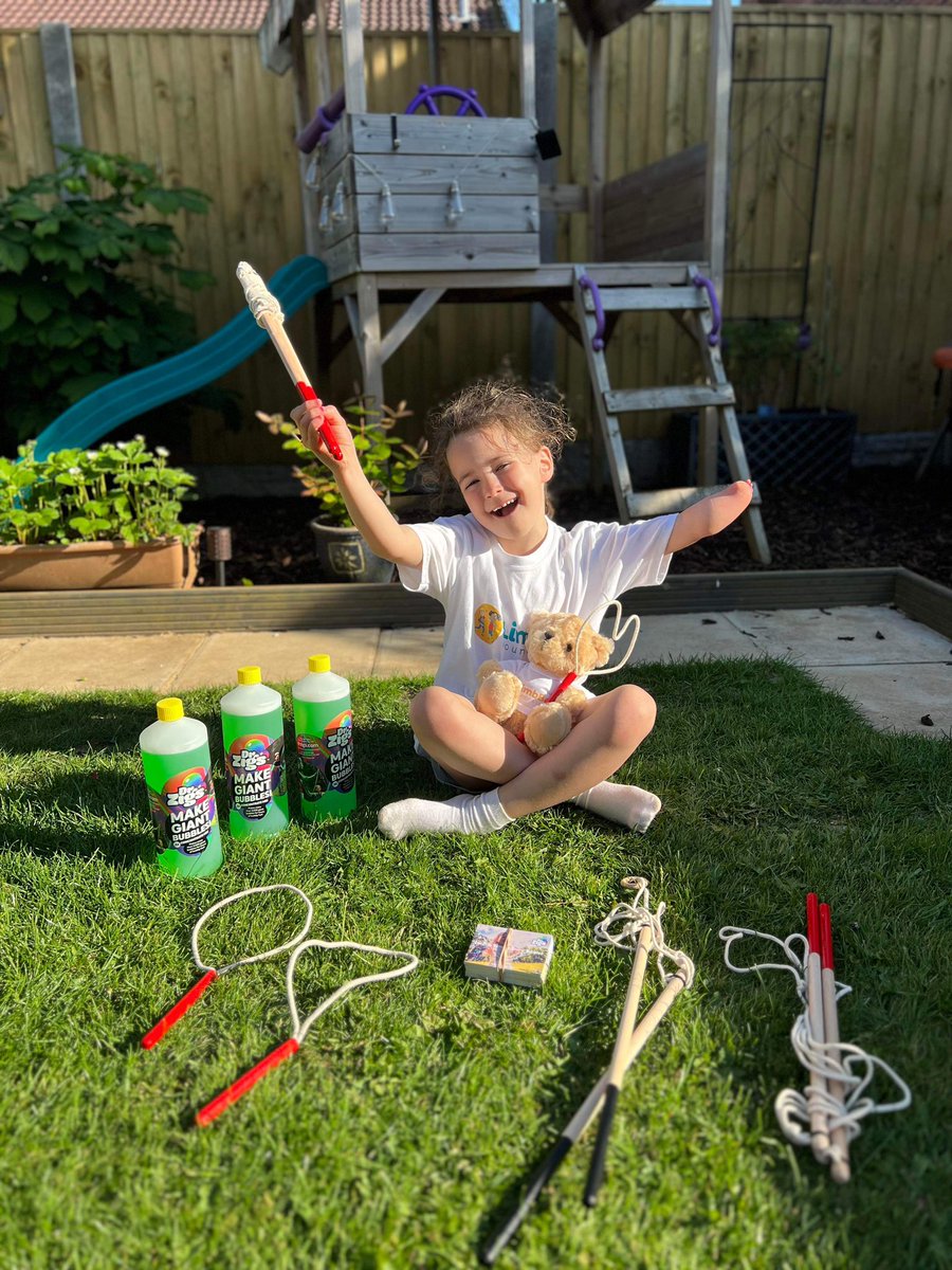 A huge thank you to <a href="/DrZigs/">Dr Zigs</a> for your kind donation to our Adventure Day. The bubble station was a hit last year but will be even better this year. #kindness #limbdifferenceawareness