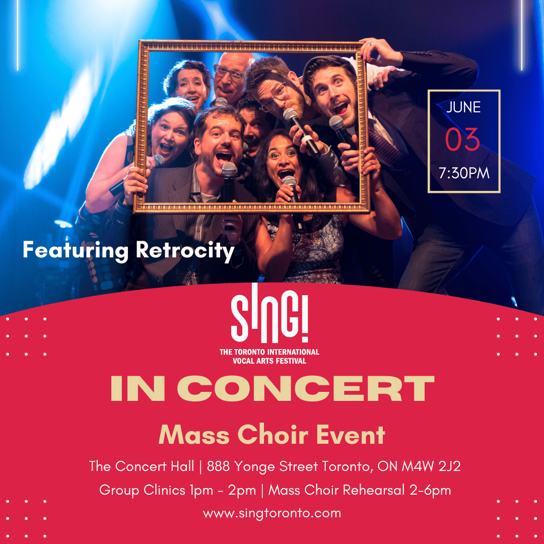 TOMORROW NIGHT! Get your retro 80s-loving butt down to the Concert Hall for 7:30pm and join us! We'll sing, and then YOU'LL SING. #retro #retro80s #retrokaraoke #acappella <a href="/singtoronto/">torontovocalartsfest</a>