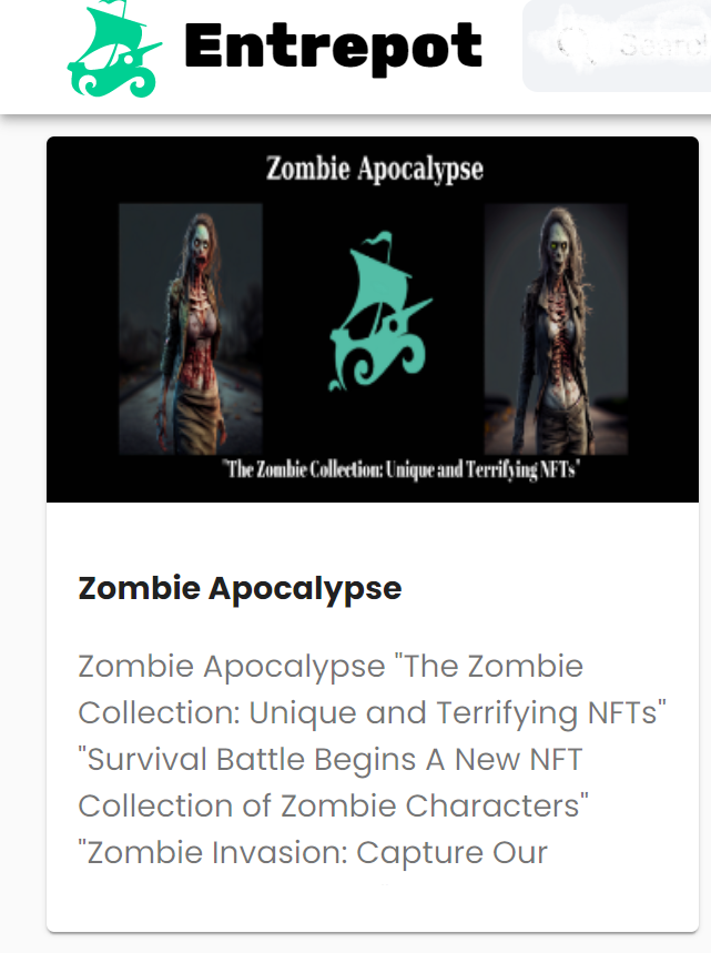 #ICP #ICPFamily #DFINITY
entrepot.app/sale/zombie-ap… Visit to purchase. 6 Hours Later Mint Starts
