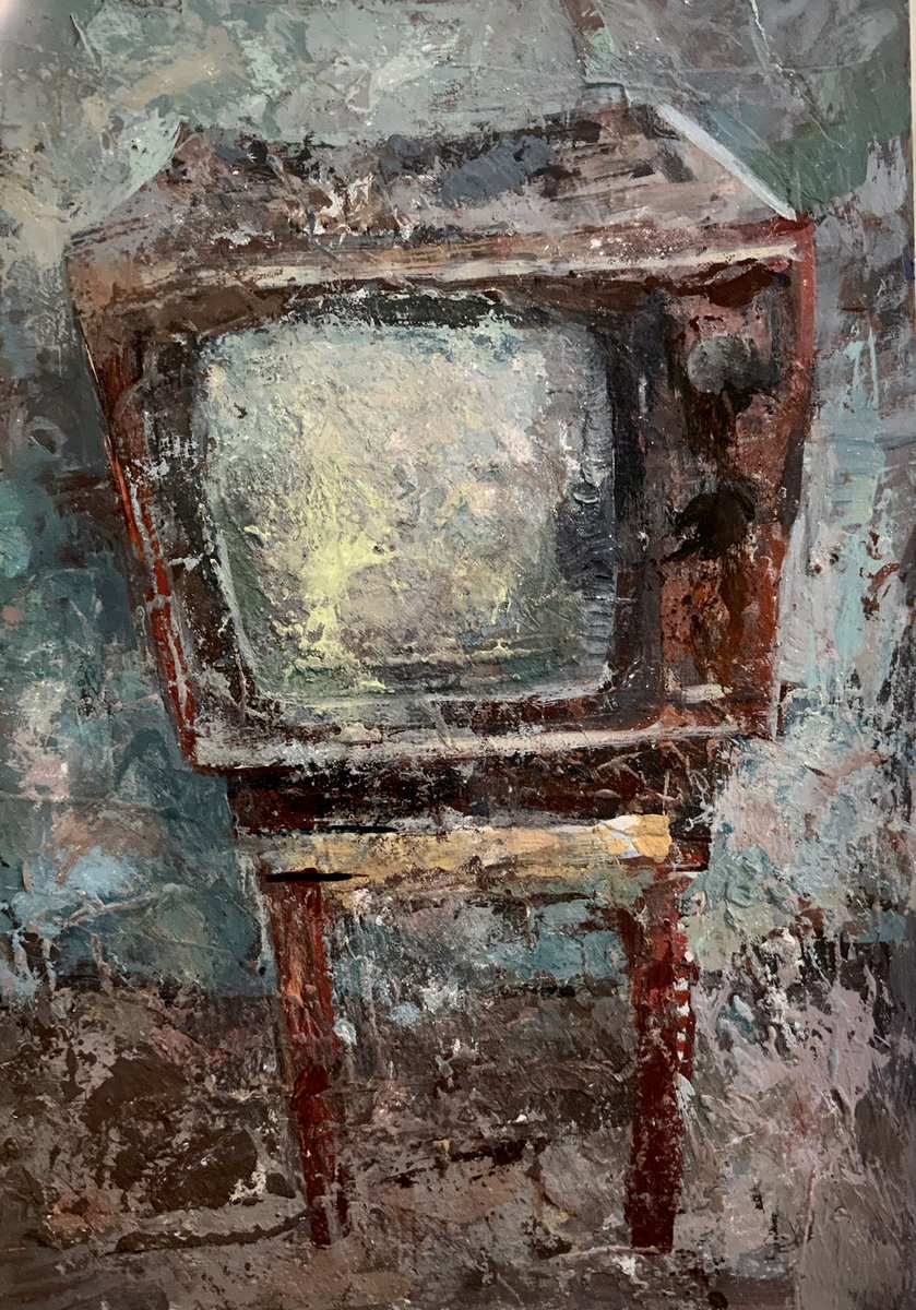 Just a Telly. (Painting)
