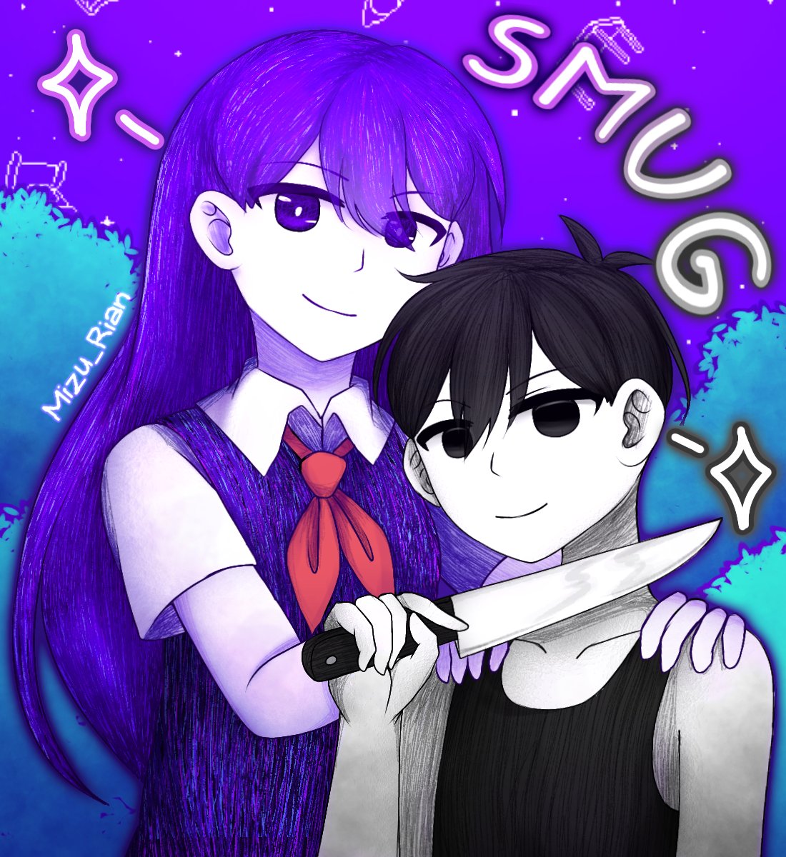 SMUG
#OMORIFANART #omorimari #omori