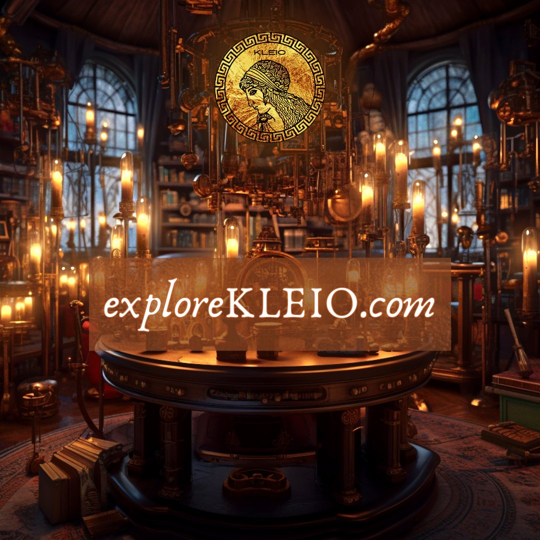 🚨We're back!🚨 Introducing our brand new website and online store: explorekleio.com 

We invite you to take a tour. #history #timetravel #grandopening #trending #launch