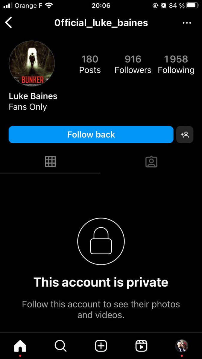 OMG!!! Look who followed me! I’ve been dreaming of this for YEARS 😱
Thank you so much @LukeBaines !1!!!!! 😱😍🥰💞🤦‍♀️