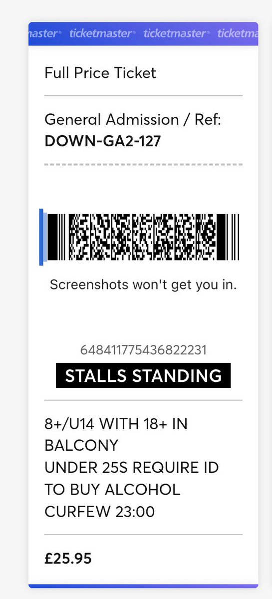 MicroBlog2021's tweet image. I'VE GOT 1X ICE NINE KILLS TICKET LEFT. 

SELLING AT £15. For proof here's my screenshot of my remaining ticket.