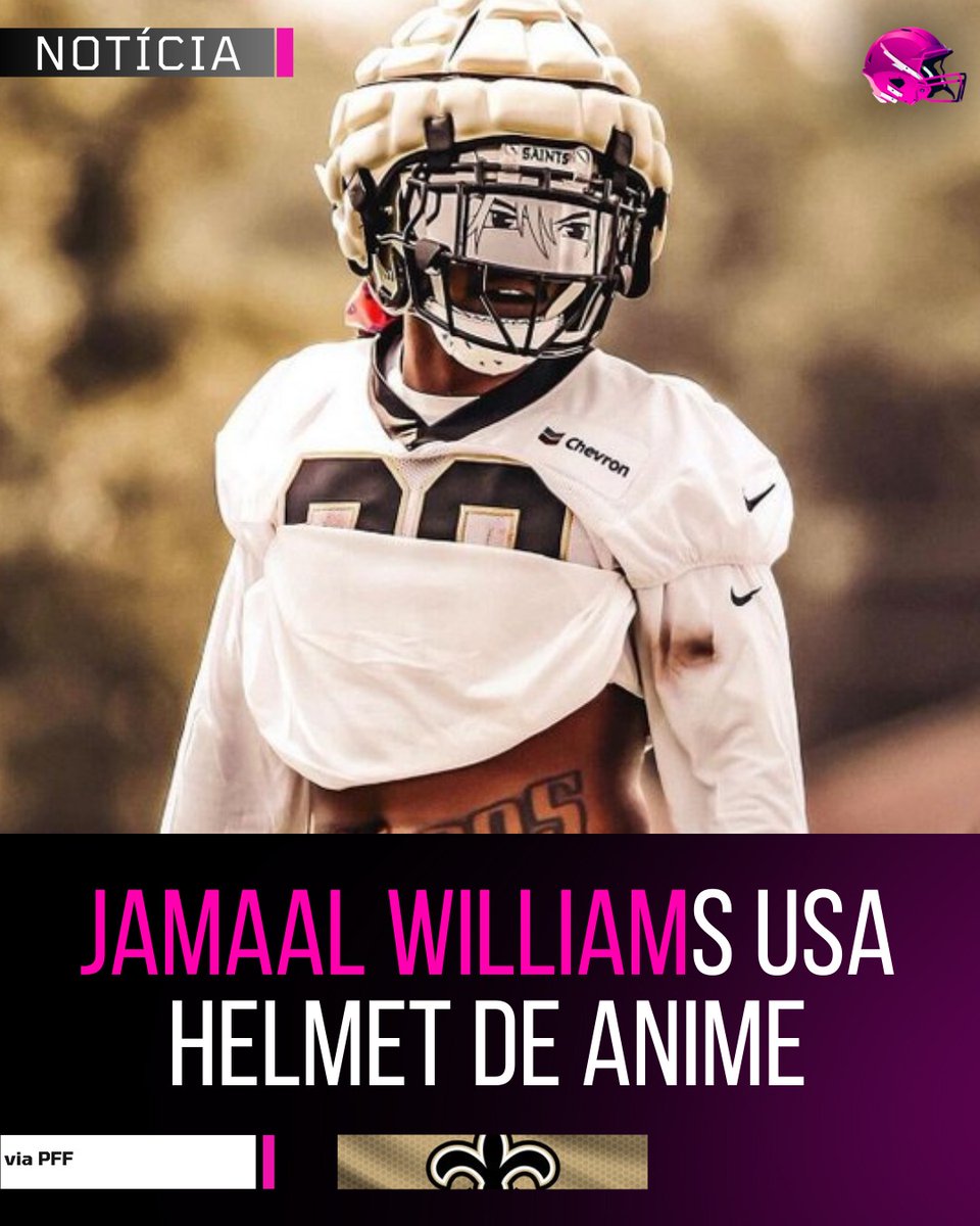 Jamaal Williams com a máscara de anime
#NFL #NFLBRASIL #NFLnaESPN