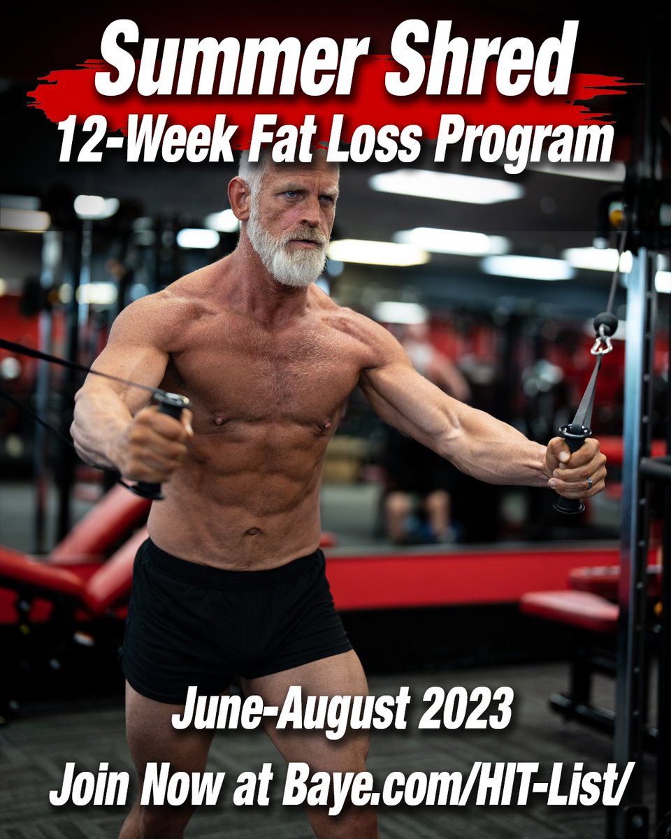 Learn how to exercise and eat to build a leaner, more muscular body without spending hours in the gym every week or starving yourself.   

Get started today at: Baye.com/HIT-List/