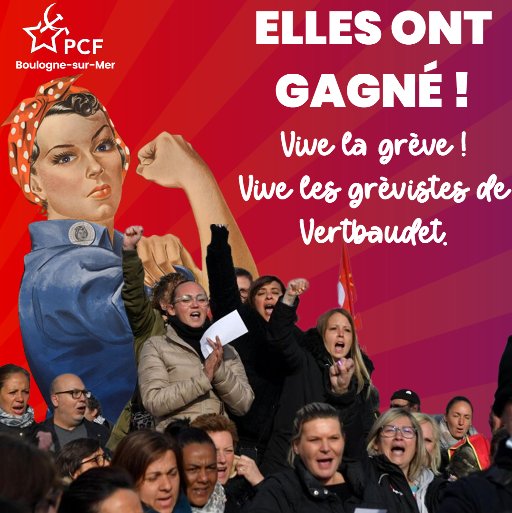 🎉 BRAVO AUX GRÉVISTES DE VERTBAUDET !
Dignité, pugnacité, courage, exemplaires voilà ce qui définit les grévistes. La lutte paie ✊.