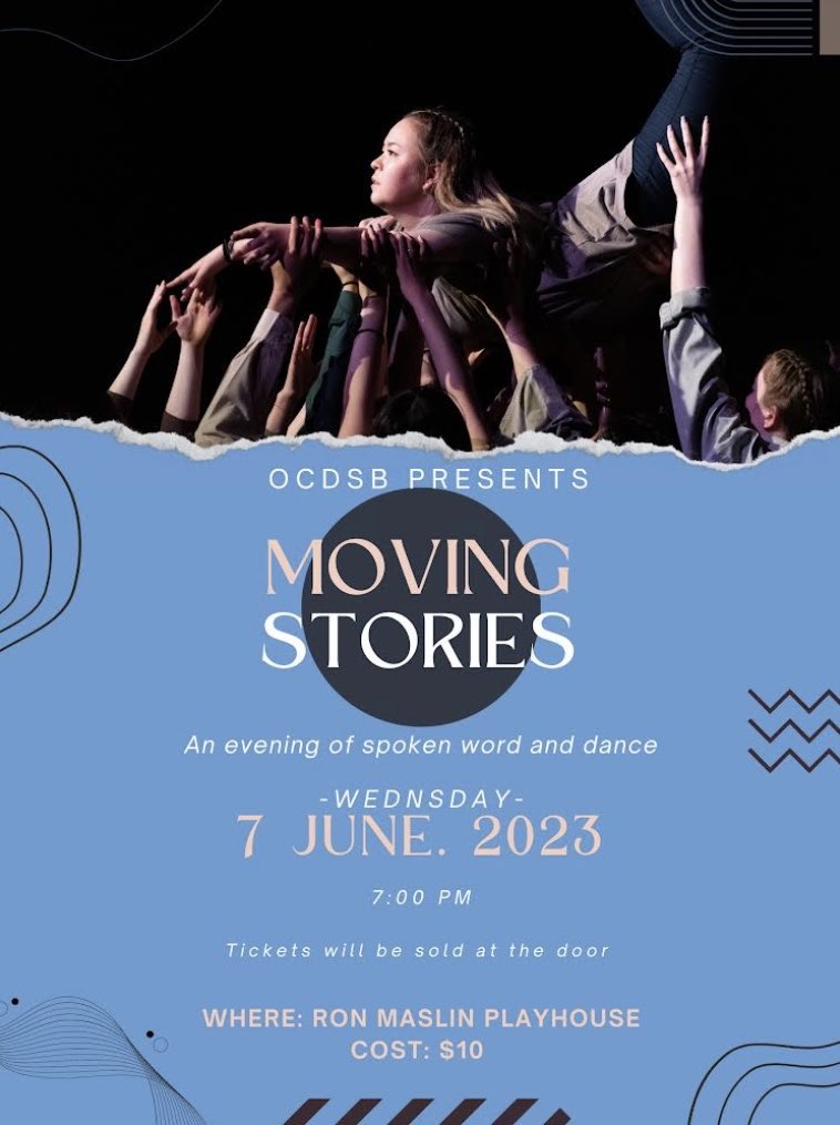 Moving Stories June 7! ⁦<a href="/OCDSB/">OCDSB</a>⁩
