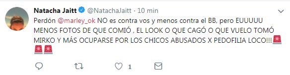 ulisesjaitt's tweet photo. Natacha sobre Marley en el 2018 https://t.co/oF89fpzg4F