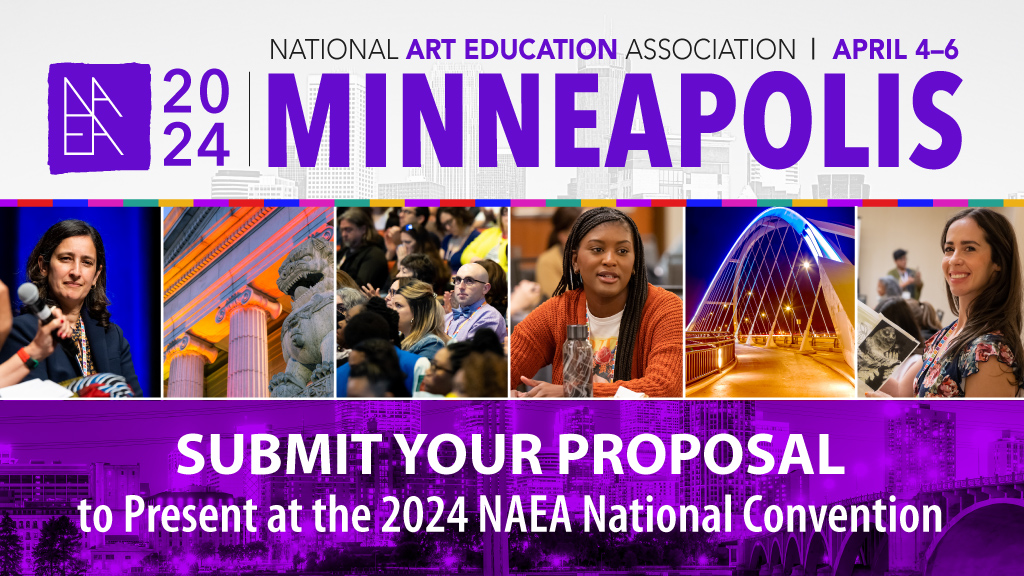 NAEA invites YOU to share your expertise with visual arts educators! Submit your proposal to present at the 2024 NAEA National Convention in Minneapolis, MN, April 4–6. ow.ly/TrkN50OCqXl