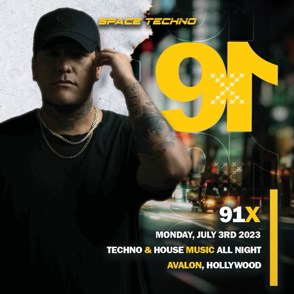 LOS ANGELES, im presenting and debuting my TECHNO project “91X” for the first time ever playing in California. See you at AVALON, JULY 3rd. 

4TH OF JULY WEEKEND 🇺🇸