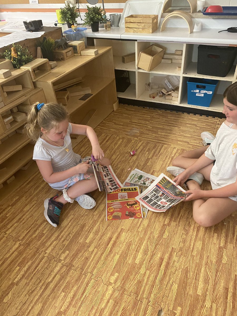 MissDiLibero's tweet photo. Hat Day in kindergarten + Reading Buddies can only mean one thing Stem reading buddies! Using only newspaper and tape can you build a hat? Stay tuned…@orchardparkdsbn @ms_convery #opps https://t.co/3zf8QPKNvr