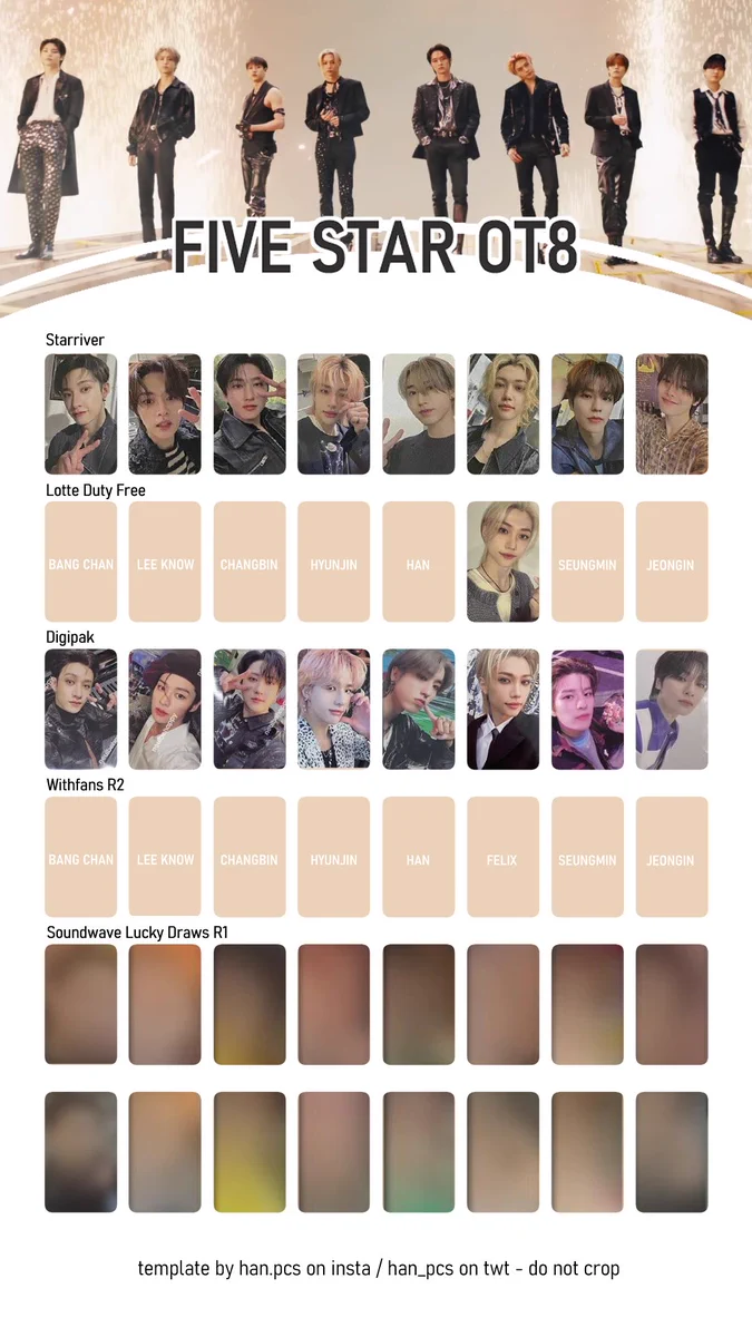 StrayKids 5STAR まとめ売り han ~ 🐇🌙 on X: 