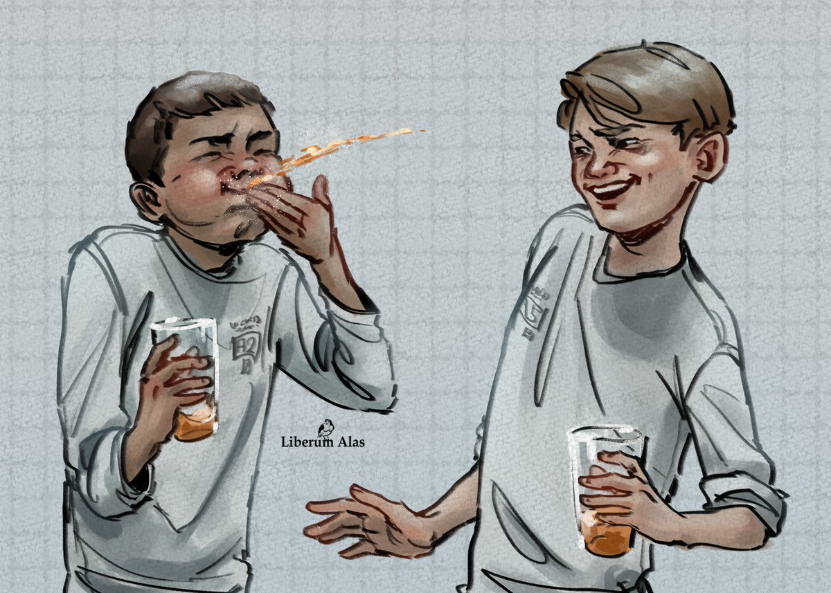 Rum_Alas's tweet image. They are having a blast.
Fever code fanart of the bois, Thomas and Newt.

#mazerunner #mazerunnerfanart #thefevercode #newtmasfanart (idk)