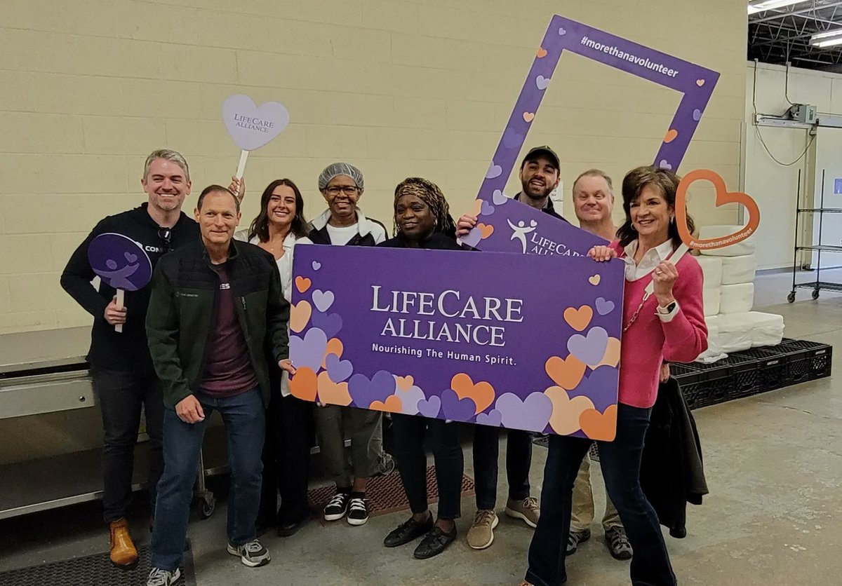 Thanks to the kind folks at <a href="/ComResource_Inc/">ComResource, Inc.</a> for being #morethanavolunteer and helping out in the kitchen! We couldn't do what we do without volunteers like you.