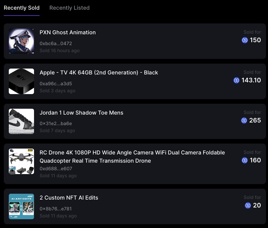 Doesn't hurt to list your products &amp; services on <a href="/gmdotco/">GM.co</a>, even while we're working on marketplace improvements.

Recent passive wins for people who've listed:
- NFT animation
- Lifestyle Electronics
- Sneakers
- Drones
- NFT edits