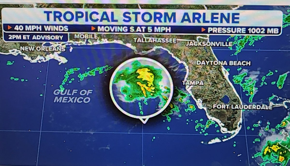 DaveCarver20's tweet photo. And so it begins on day 2 of Hurricane Season. https://t.co/O9JbHcYil9