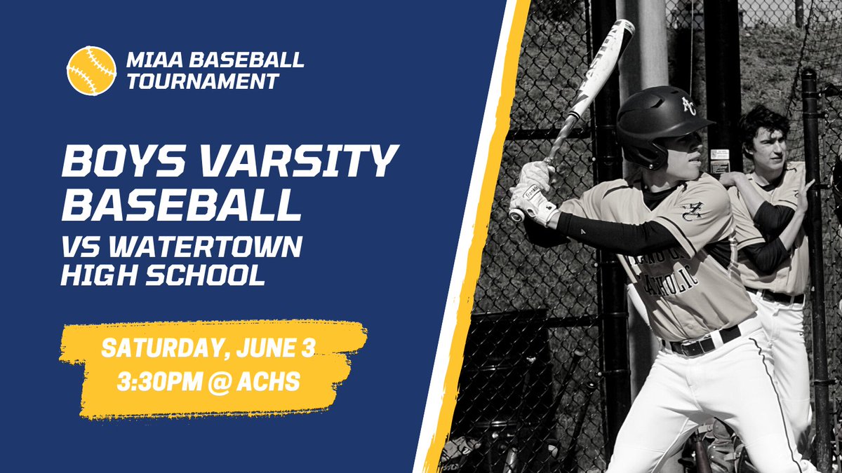 Let’s pack the Cougar Den and support the Boys Baseball team when they play Watertown High School on Saturday at 3:30pm! #GoCougars 🐾