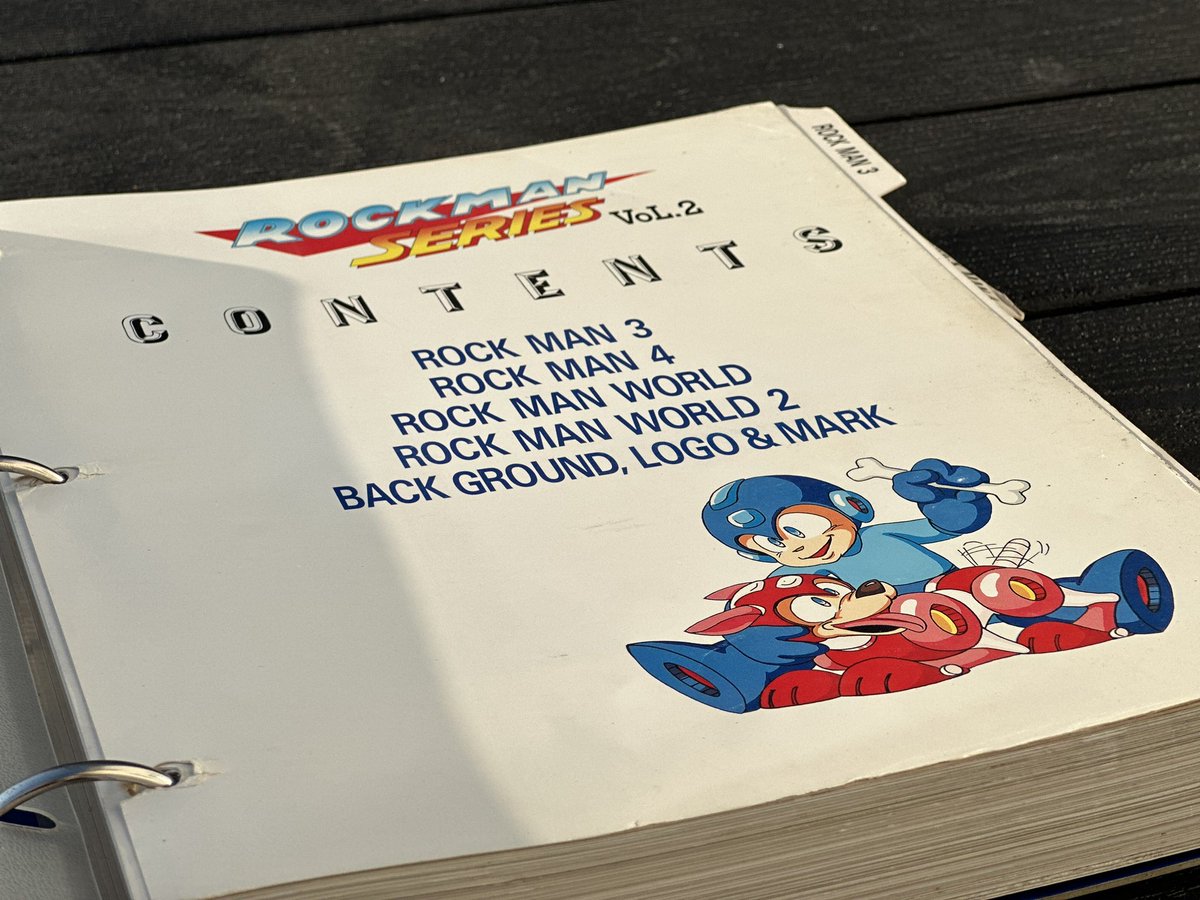 BaCGaming's tweet photo. Feeling lucky to have found this Rockman Character Guide for purchase. I haven’t seen any pictures or listings of it online before, so I thought I could share what’s inside. Video in the replies and more photos over the next day or two. #rockman #megaman #capcom @Protodude https://t.co/piYNLSyO9y