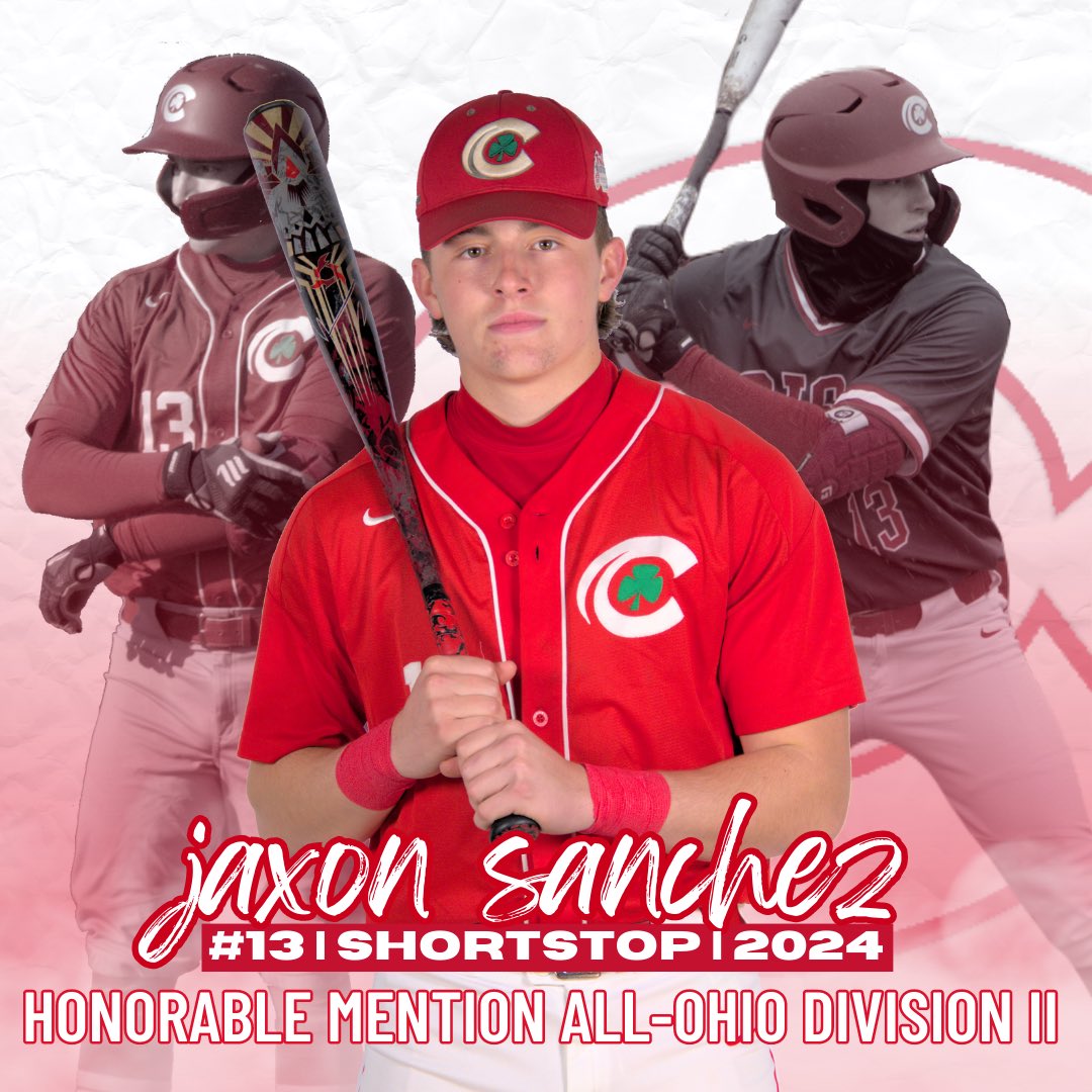 Congratulations to <a href="/jaxonsanchez01/">Jaxon Sanchez</a> for being named OHSBCA Honorable Mention All-Ohio!