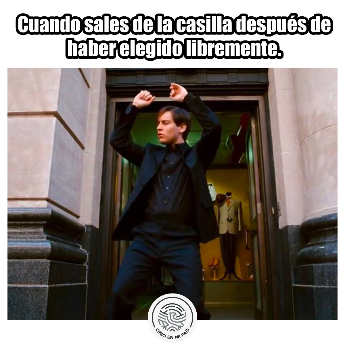 Vota libremente y sé parte de estas elecciones. #CreoEnMiPaís