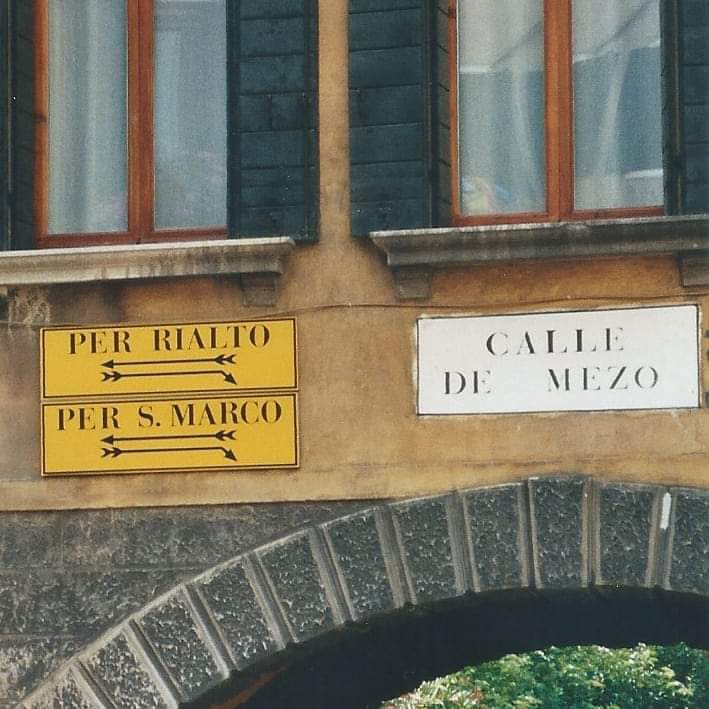 All roads lead to... 
#Venezia May03

#venice #streetphotography #cityscape #citypics #cityphotography #urbanpics #urbandetails #urbanphotography #signs #cartello  #viaggi #travel #traveling #travelphotography #vintage #vintagephotography