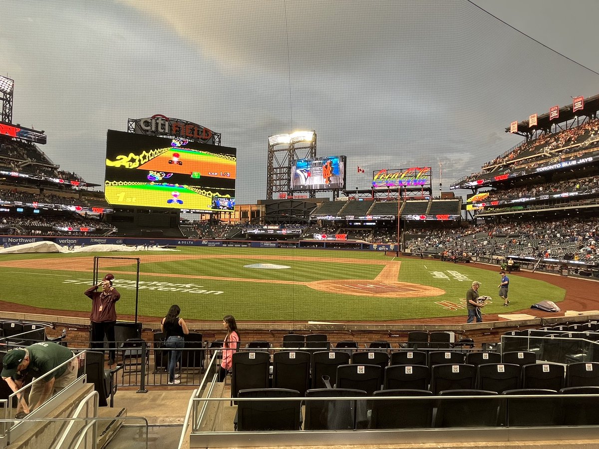 Dennis J. Ting (@dennisjting) on Twitter photo First <a href="/Mets/">New York Mets</a> game at <a href="/CitiField/">Citi Field</a>, can’t even complain about the rain delay with seats like these. First <a href="/Mets/">New York Mets</a> game at <a href="/CitiField/">Citi Field</a>, can’t even complain about the rain delay with seats like these.