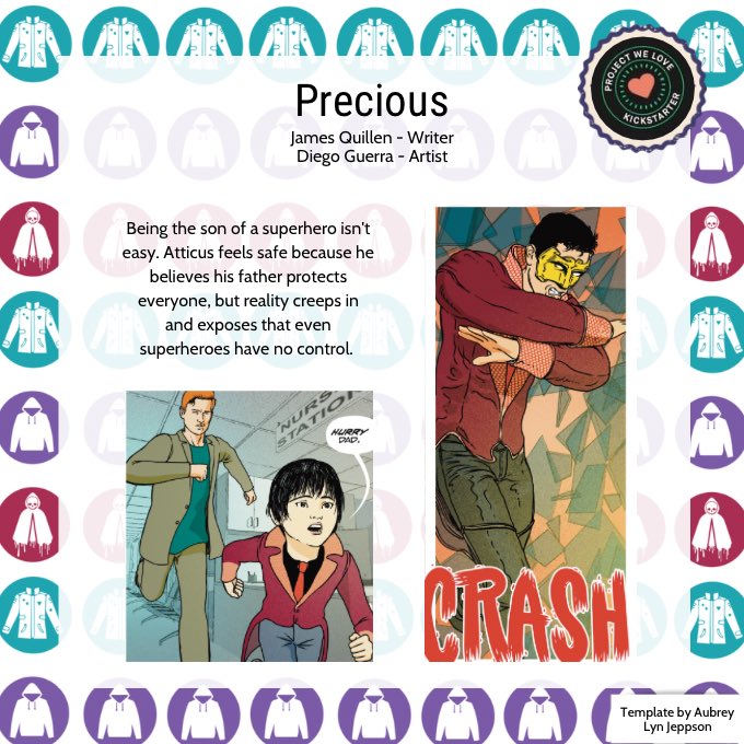 Having superpowers doesn’t mean you can save everybody… 

Prepare for Precious, only in Tales From the Cloakroom Volume 2! Back now on Kickstarter: kck.st/3IJlIEN
#indiecomics #KickstarterReads