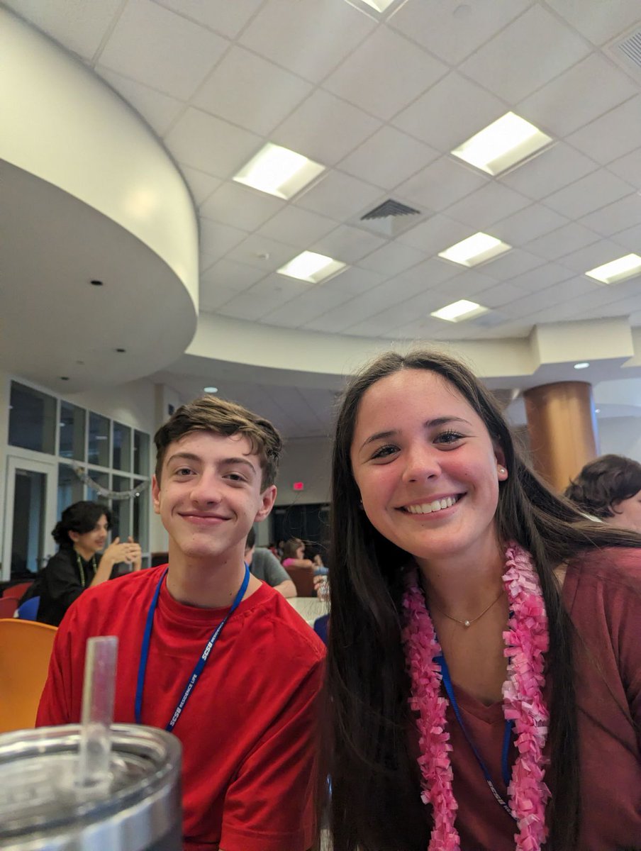 RamblingsLMS's tweet photo. Delaney and Justin having a blast representing @whschools #thisiswhhs at HOBY! https://t.co/CtOu9OgO1l