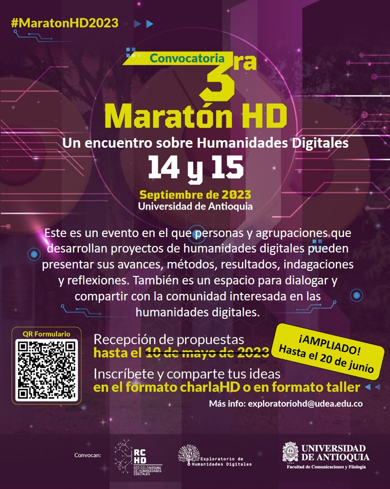 Exploratorio de Humanidades Digitales UdeA tweet media