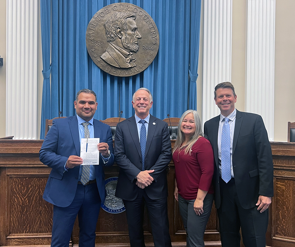 greaternevadacu's tweet image. Today was a great day in Carson City as Gov Lombardo signed AB 274 into law, adding financial education classes to NV high school curriculums. It&apos;s good to see students getting the tools they need to thrive as adults. Thanks to the @CANVleagues for advocating for AB 274 too!