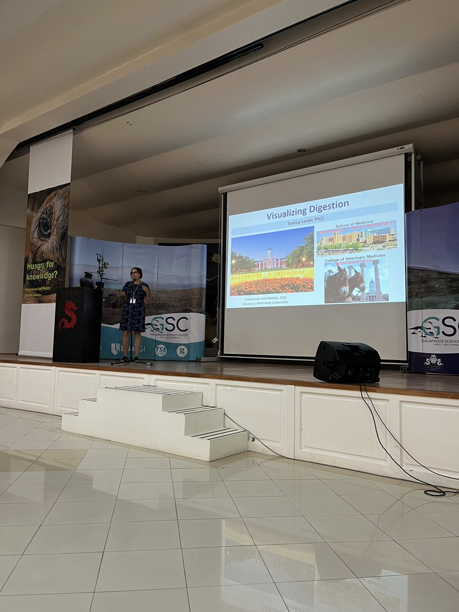 Thank you Teresa Levers from the University of Missouri for a wonderful talk on bridging the HUGE gap in knowledge between normal deglutology and dysphagia 🗣️ #gastronautsgalapagos