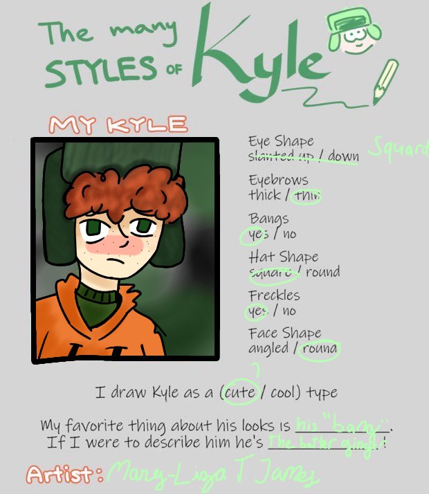MaryLiza_Tucker's tweet photo. It's my turn to do this
#spwtw
#spkyle
#KyleBroflosky
#Southpark https://t.co/ovnJsdwtzF